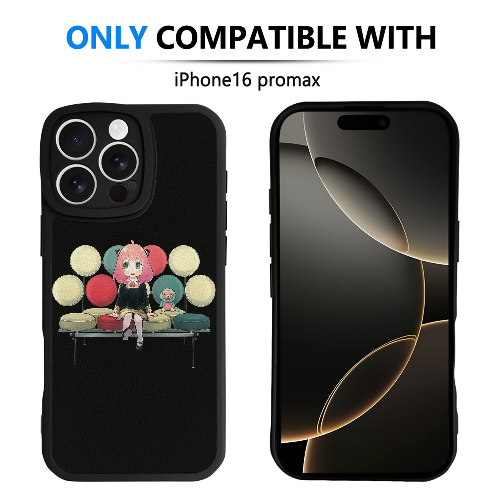 （画像用） SPY×FAMILY间谍家家酒 【iPhone 16シリーズ対応】シリコンスマホケース（レザー調） 材質：シリコン
